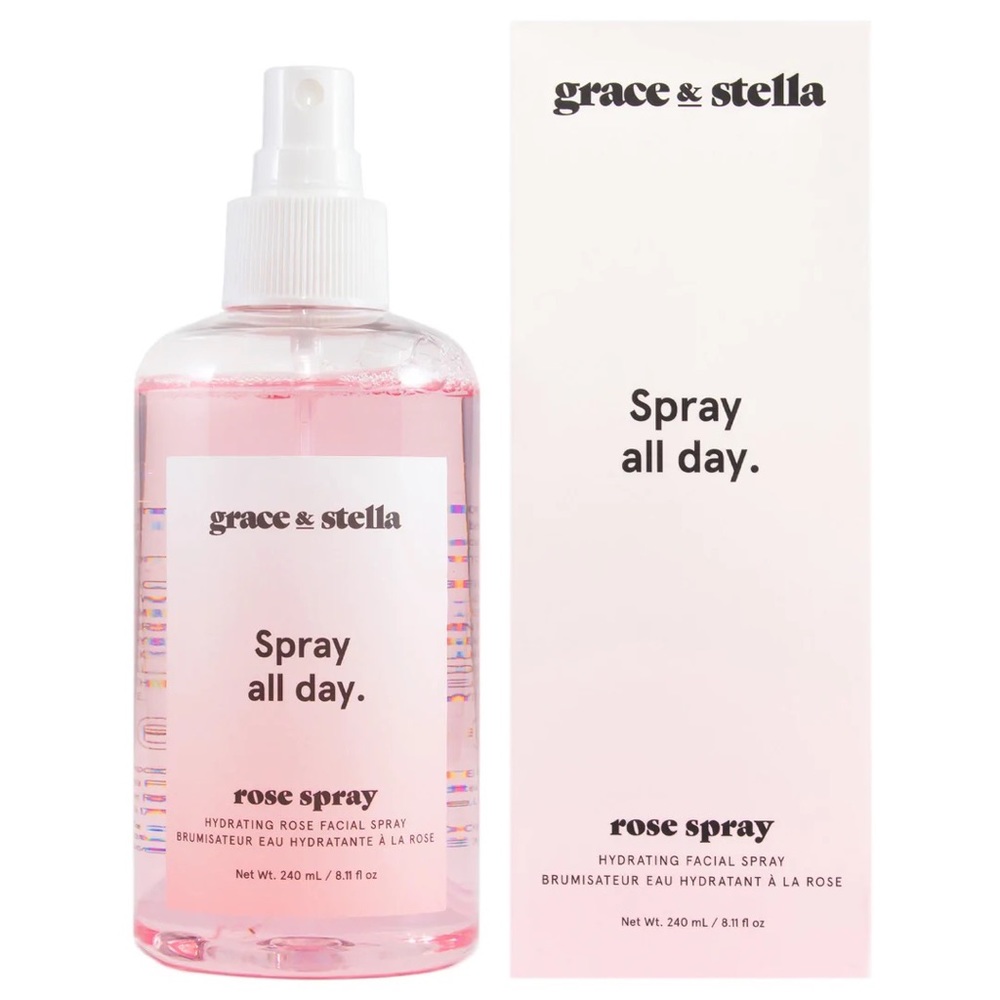 GRACE & STELLA • Spray all day / Rose Spray - Hydrating Rose Facial Spray